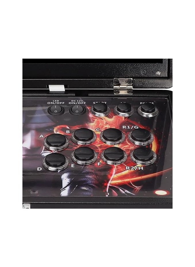 Generic - Games Arcade Game Console - 14 Inch 1280x720 Portable Multi-Functional Metal Case - 5000 Pre-Installed 3D & 2D Games, Support for Classic and Modern Games, Ideal for Home, Office, and Parties - Image 1