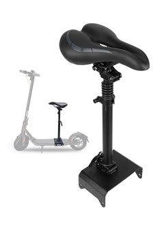 Electric Scooter Seat Saddle Height Adjustable Folding Shockproof Scooter Seat Universal Scooter Saddle for Ninebot F20 F25 F30 F40 Electric Scooter No Drilling