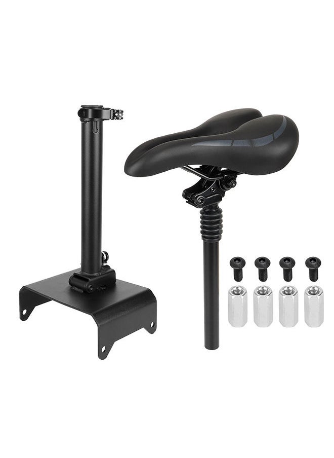 S-Color - Electric Scooter Seat Saddle Height Adjustable Folding Shockproof Scooter Seat Universal Scooter Saddle for Ninebot F20 F25 F30 F40 Electric Scooter No Drilling - Image 1