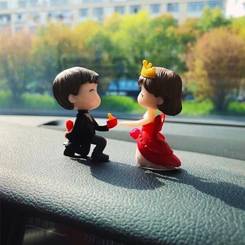 ascension Romantic Love Proposal Couple Gift for Girlfriend Boyfriend Husband Wife Miniature Statue Showpiece for Valentines Day Gift Proposal Day Lovely Couple Gift for Your Love Valentine Gift - Image 2