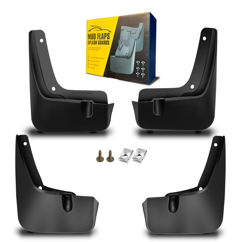QUYDDC Mud Flaps Fit for 2020 2021 2022 2023 Hyundai Palisade 4Door Sport Utility Without Pedal Dedicated Mudguard for Four Seasons Universal Protection Front and Rear