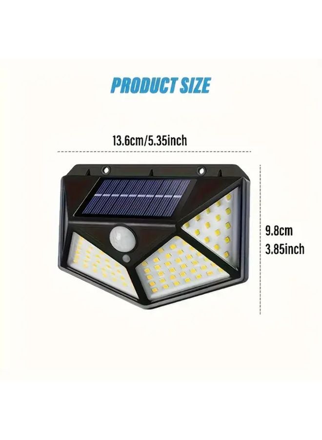 Solar Motion Sensor Wall Light 4 Sided Outdoor 102BD7BL For Porch Garage Garden - Image 4