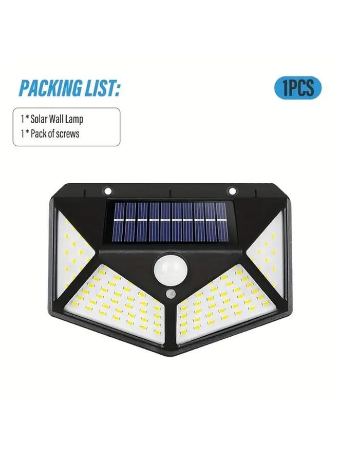 Solar Motion Sensor Wall Light 4 Sided Outdoor 102BD7BL For Porch Garage Garden - Image 5