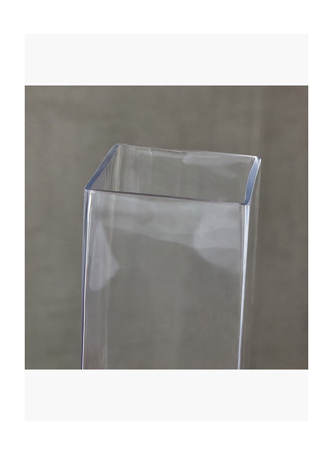 Home Box Eclat Geo Glass Modern Vase 10 x 40 x 10 cm - Image 3