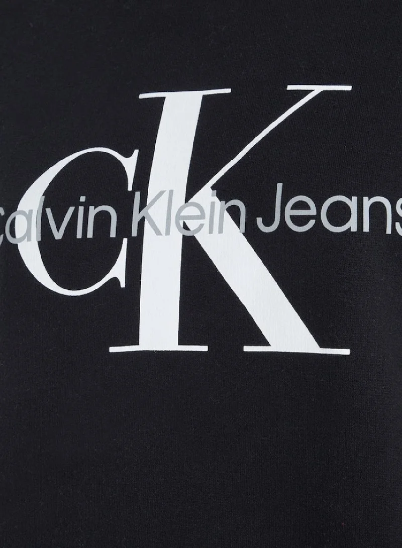 Calvin Klein Jeans Ck Black Logo Sweatshirt for Women | Best Price UAE