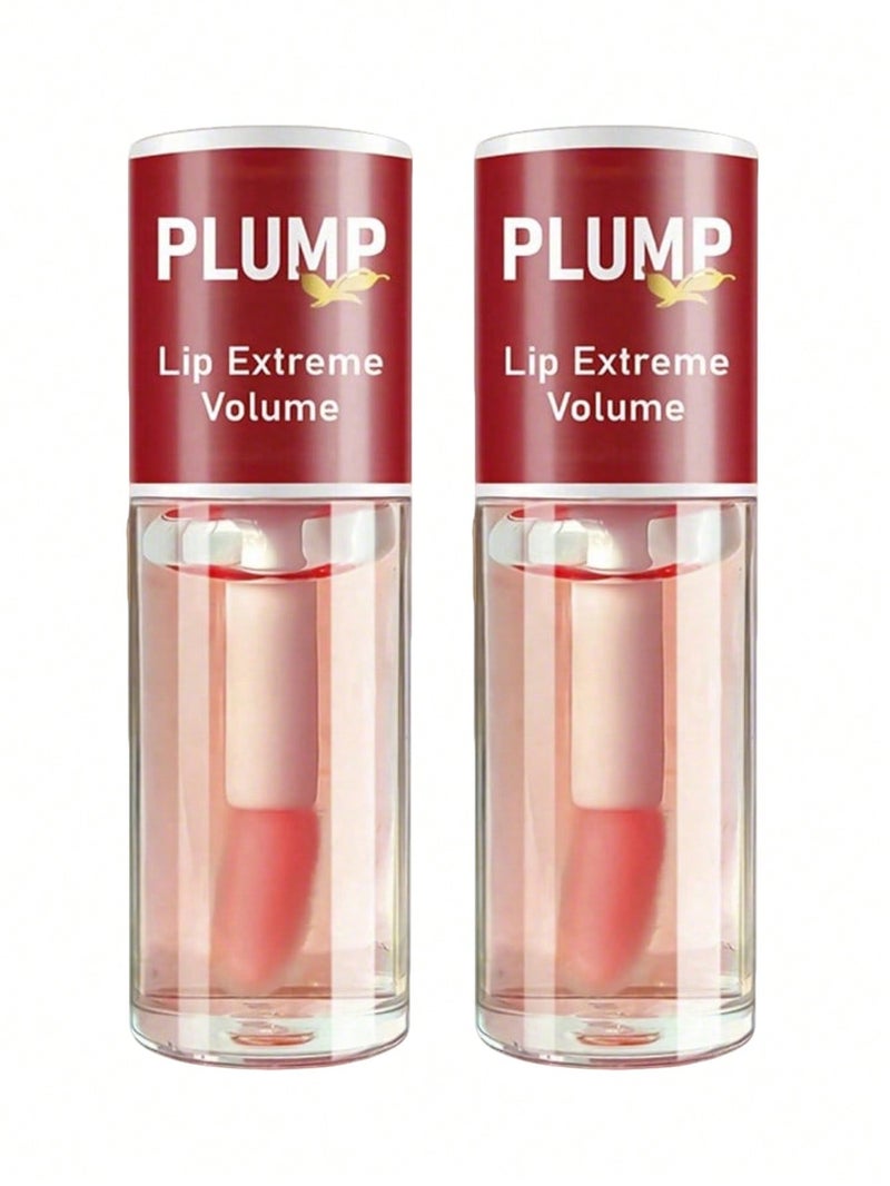 1pc Moisturizing Plumping Lip Oil, Chili Ginger Lip Oil - Image 1