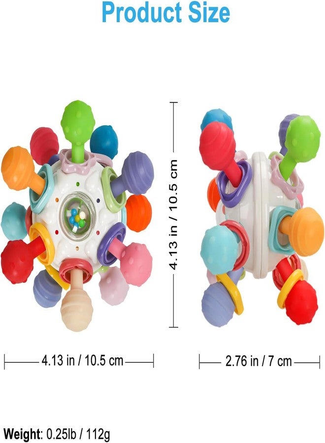TOHIBEE Baby Montessori Sensory for 0-6 6-12 Months, Baby Teether Teething for Babies 0 3 6 9 12 18 Months, Newborn Infant Learning Developmental Gifts for 1 2 Year Old Boys Girls (White.) - Image 2