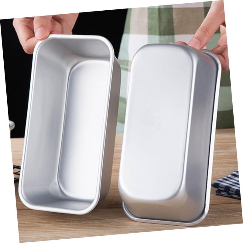 2pcs Aluminium Alloy Loaf Pans Bread and Cake Baking Molds Oven-safe Toast Molds for Kitchen Home Baking - Image 5
