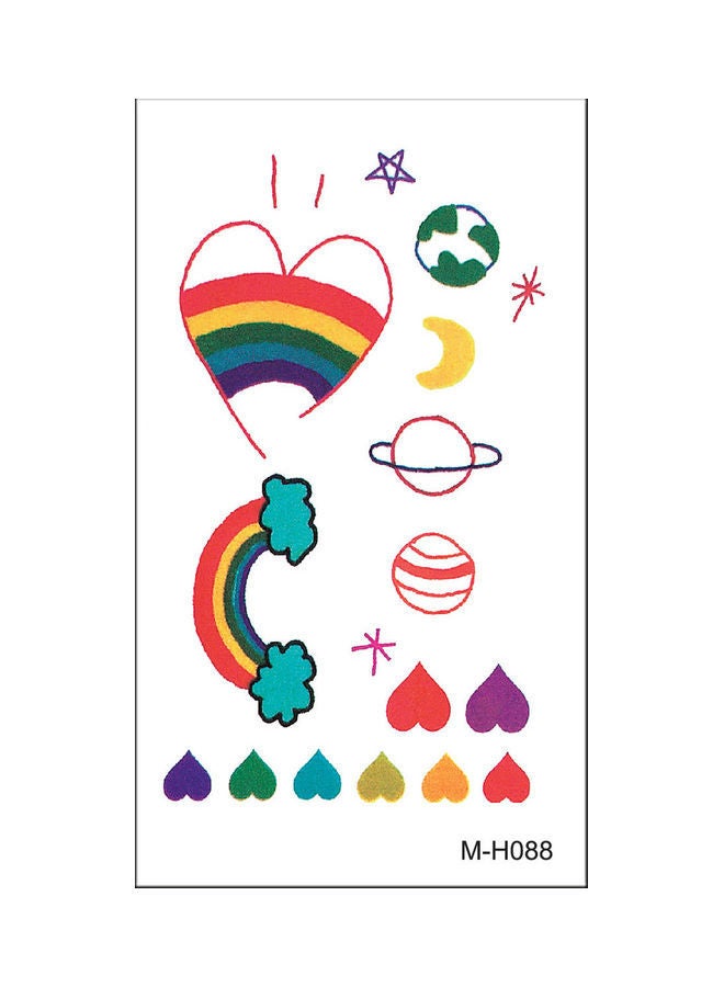 NIBEMINENT Waterproof Fashionable Temporary Tattoo Sticker Multicolour - Image 1