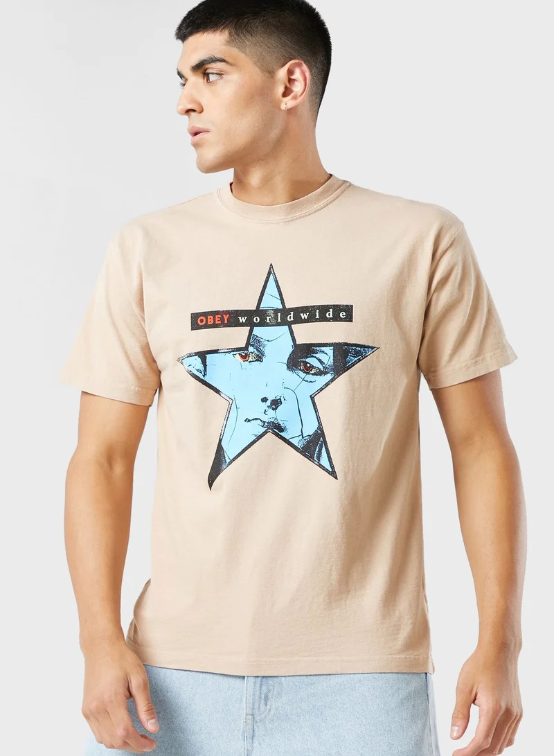 OBEY Stars Begin Falling T-Shirt