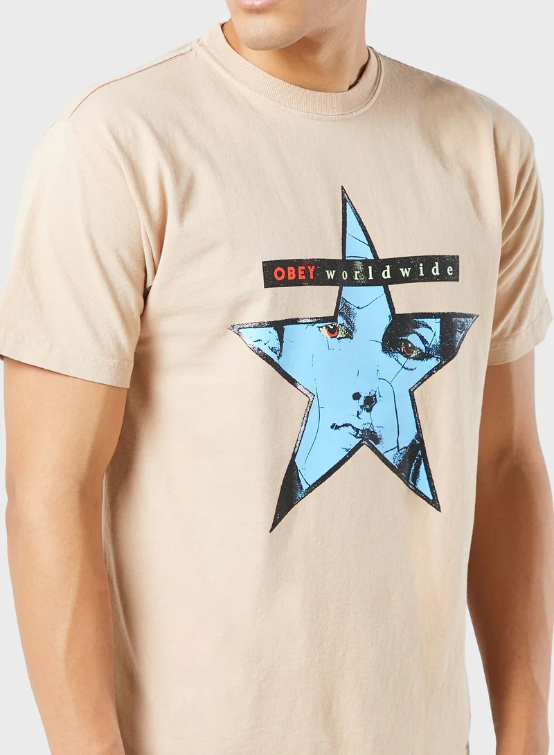 OBEY Stars Begin Falling T-Shirt
