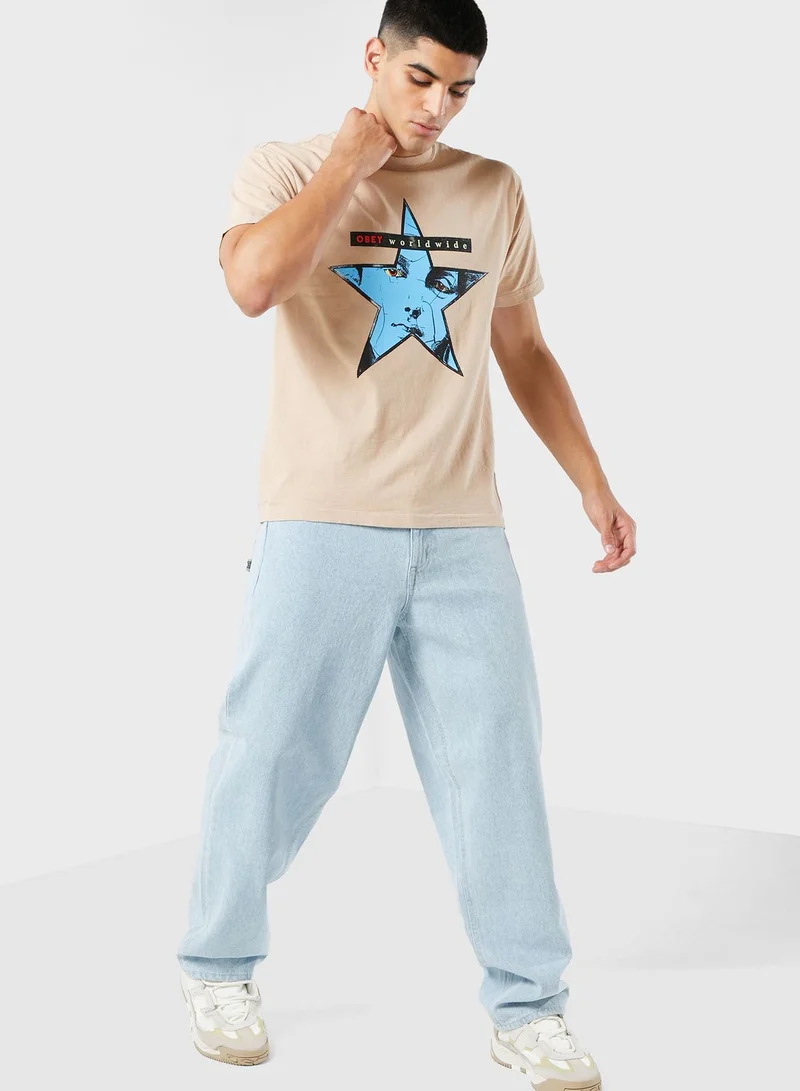 OBEY Stars Begin Falling T-Shirt