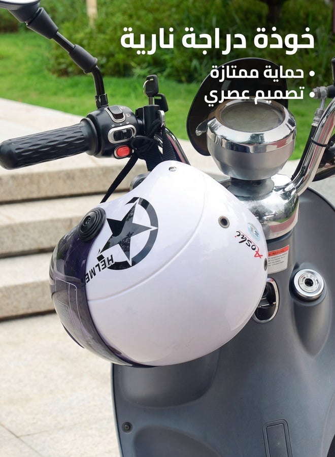 Durable Universal Motorbike Helmet Lock - Secure Anti-Theft Design with 2 Backup Keys - Image 3