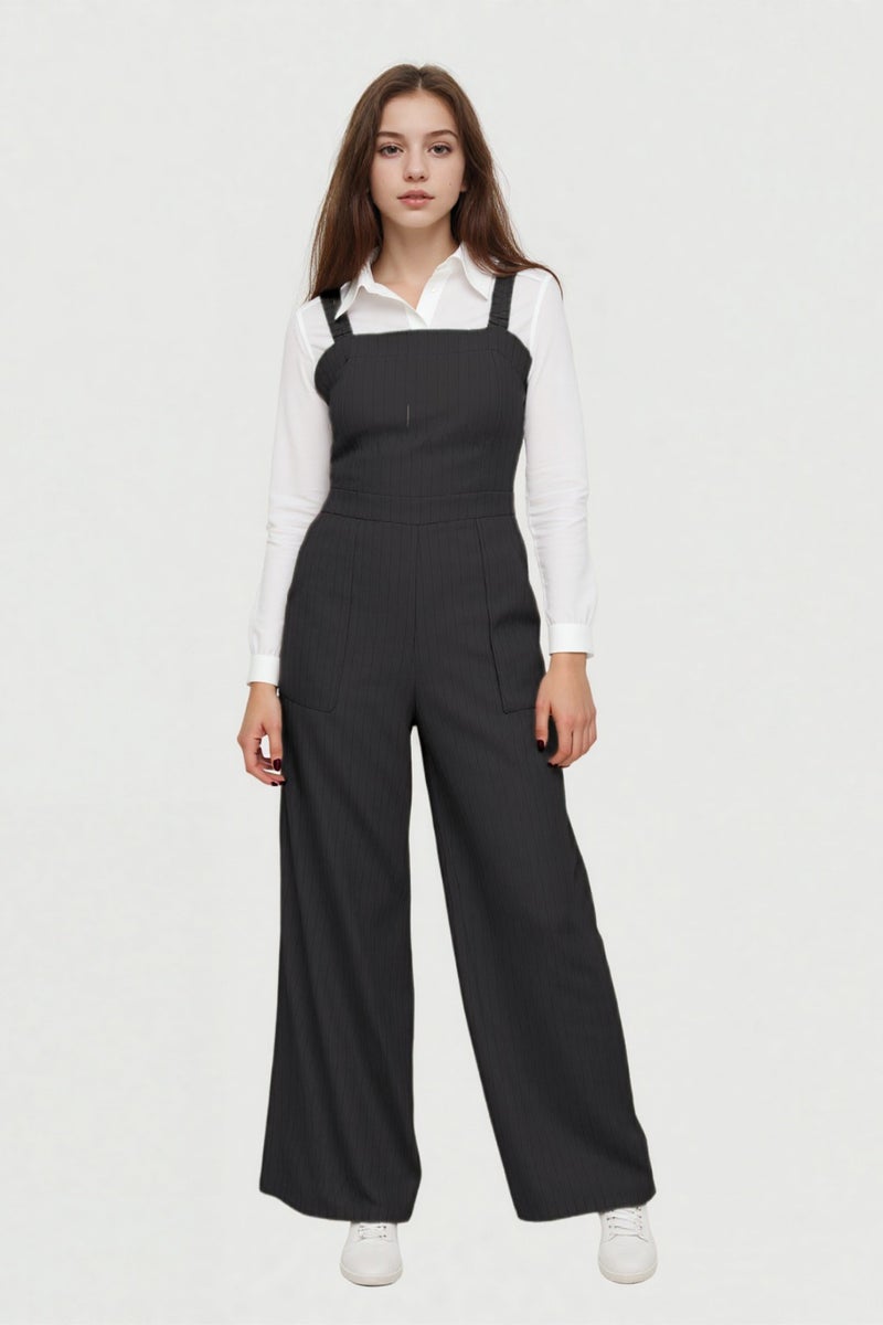 Ship Master Chic Wide-Leg Women's Overall – Casual & Stylish Look