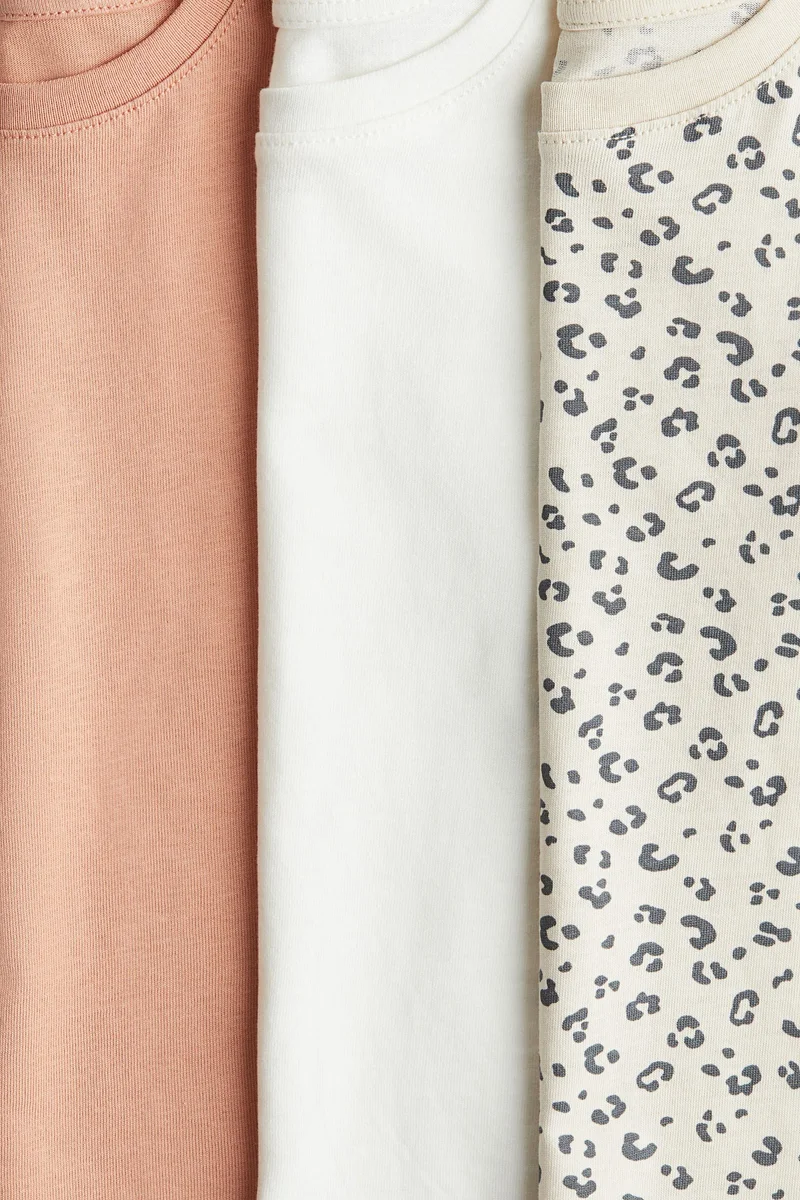 اتش اند ام بلوزة من القطن- عبوة من 3 قطع