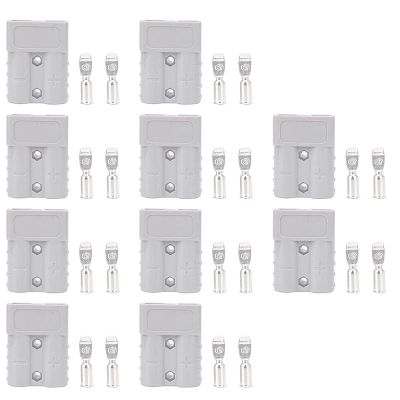 10PCS Anderson Power Connector 50A 600V 16mm² 6AWG Battery Cable Terminal - Image 3