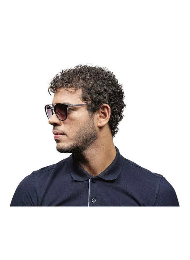 فاستراك Men's نظارات شمسية رجالية بيضاوية سوداء للرجال