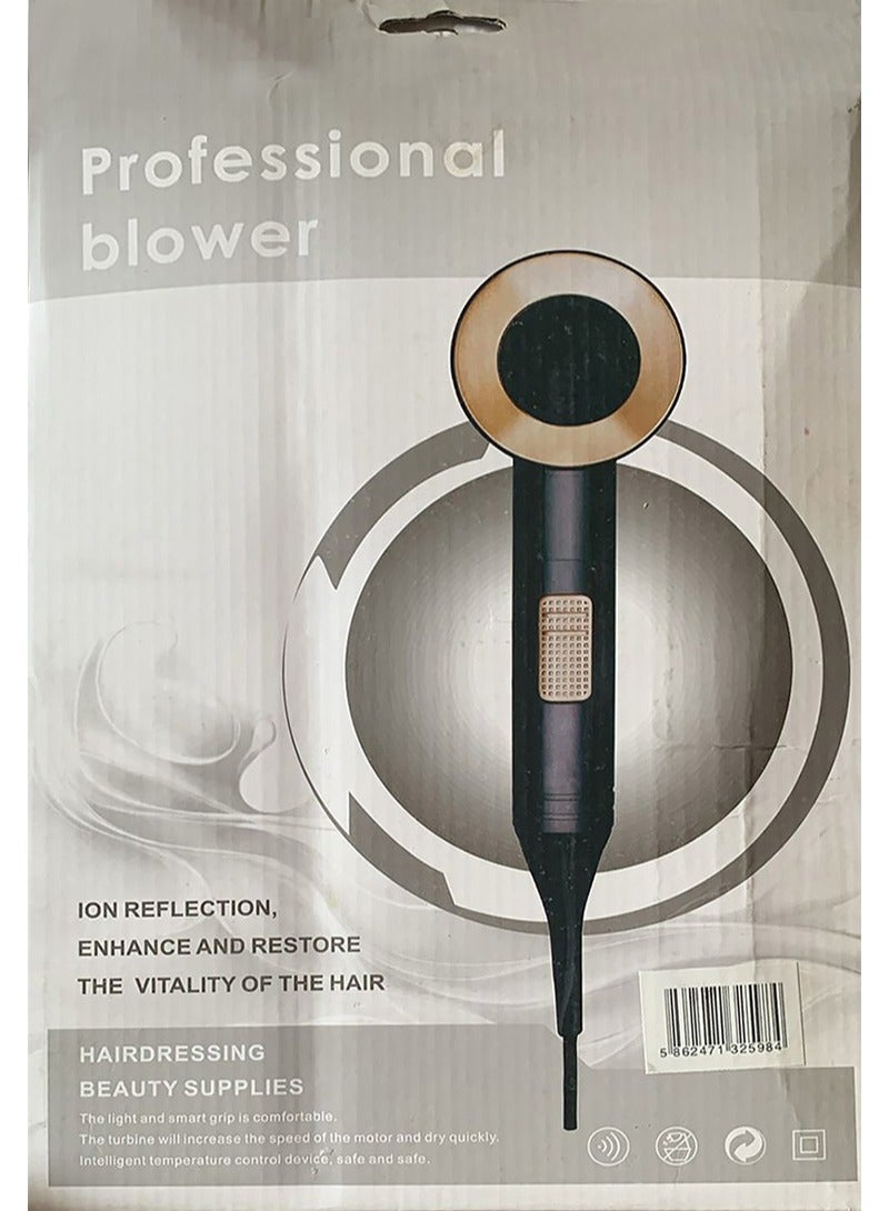 إيه جي دي مجفف شعر احترافي بقدرة 1800 واط بايونات سالبة مع سرعتين و3 اعدادات للحرارة وفوهتين، للمنزل والسفر وصالون التجميل والفندق، سهل الحمل - Image 2