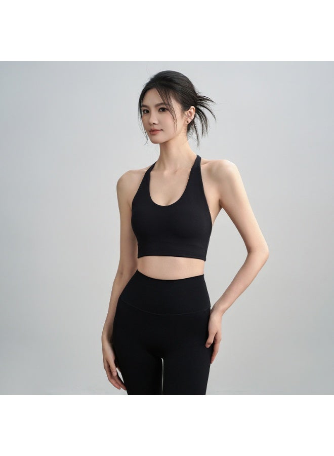 alo Alo Women's Sports Bra - Shockproof Running Halter Yoga Tank Top for Outdoor Wear  - Image 1