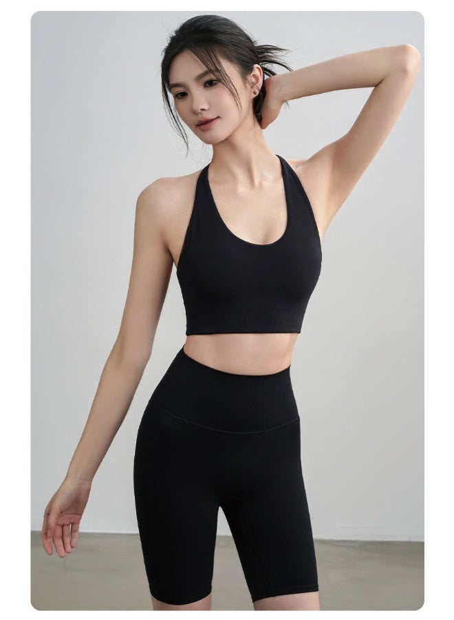 alo Alo Women's Sports Bra - Shockproof Running Halter Yoga Tank Top for Outdoor Wear  - Image 3