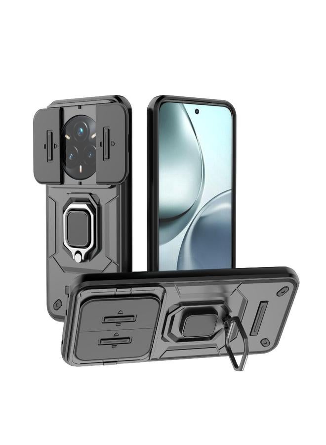 The Bros Case For Realme 14 Pro+ 5G Sliding Camshield TPU + PC Shockproof Phone Case with Holder