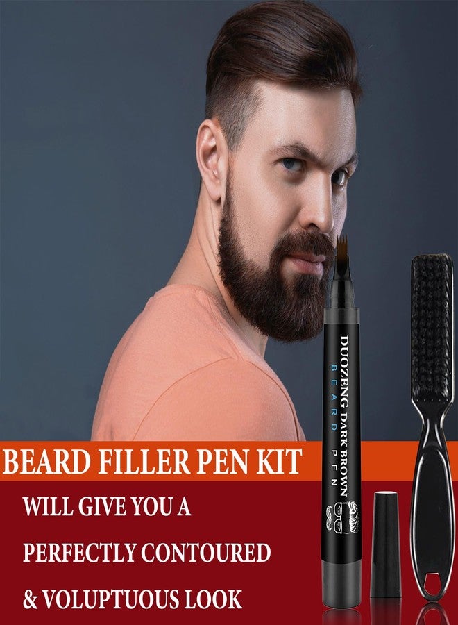 DuoZeng Barber Styling Pencil - Fill, Shape & Define Perfect Beard - Brown - Image 2