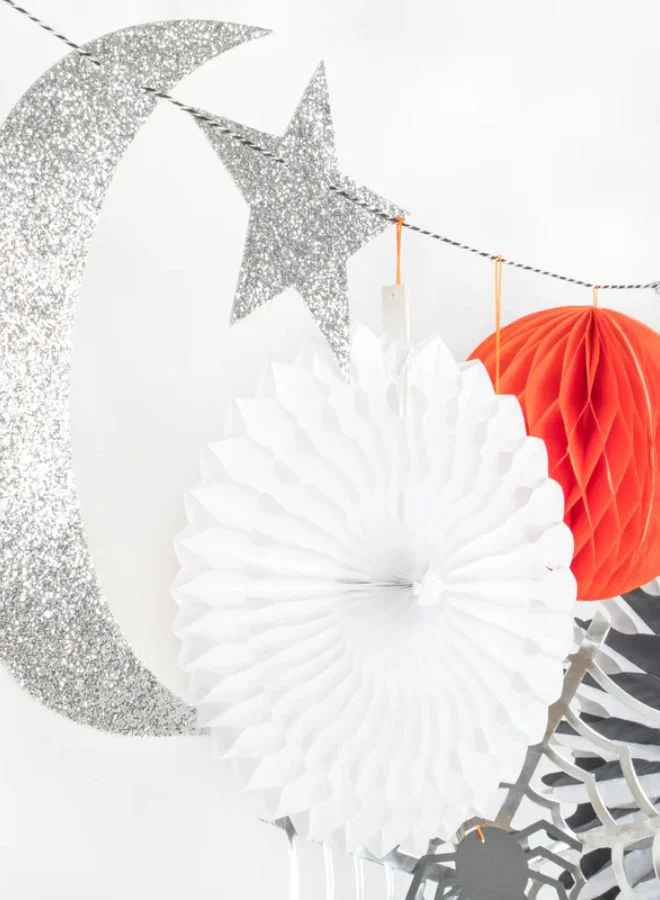 Meri Meri Halloween Honeycomb Shapes Garland
