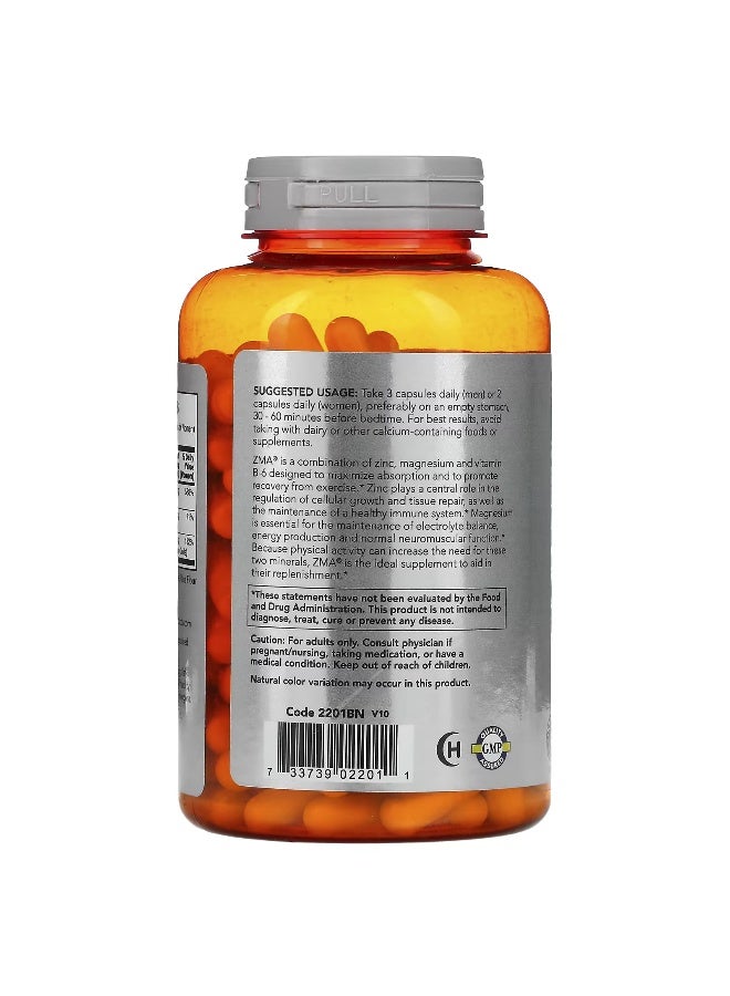 now Sports Zma Sports Recovery 180 Veg Capsules - Image 3