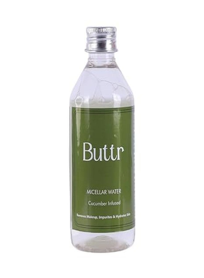 Buttr Cucumber Micellar Water - 200ml | Gentle Makeup Remover & Skin Refresher | Cooling, Hydrating & Non-Sticky Cleanser for All Skin Types | Face, Eyes & Lips.