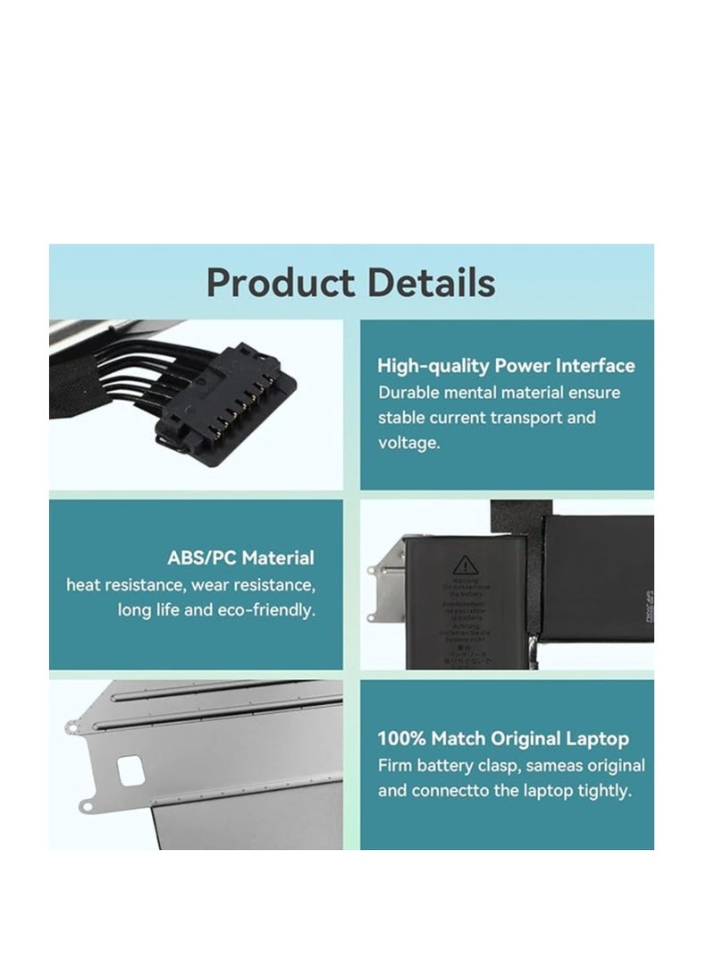 Terabyte Compatible Laptop Battery for MacBook Air 13" Model A2337 (M1, Late 2020) EMC 3598 MacBookAir10,1 MGN53LL/A MGN83LL/A MGN63LL/A MGN93LL/A MGN73LL/A MGNA3LL/A MGND3LL/A MGNE3LL/A MGN93LL/A MGN93LL/A - Image 5
