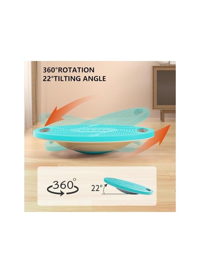 PROIRON - Balance Board,Round Balance Trainer Board Wobble Board Exercise Balance Stability Trainer Portable Core Training Board With 360 Rotation For Stability Training, Full Body Exercises - Image 1