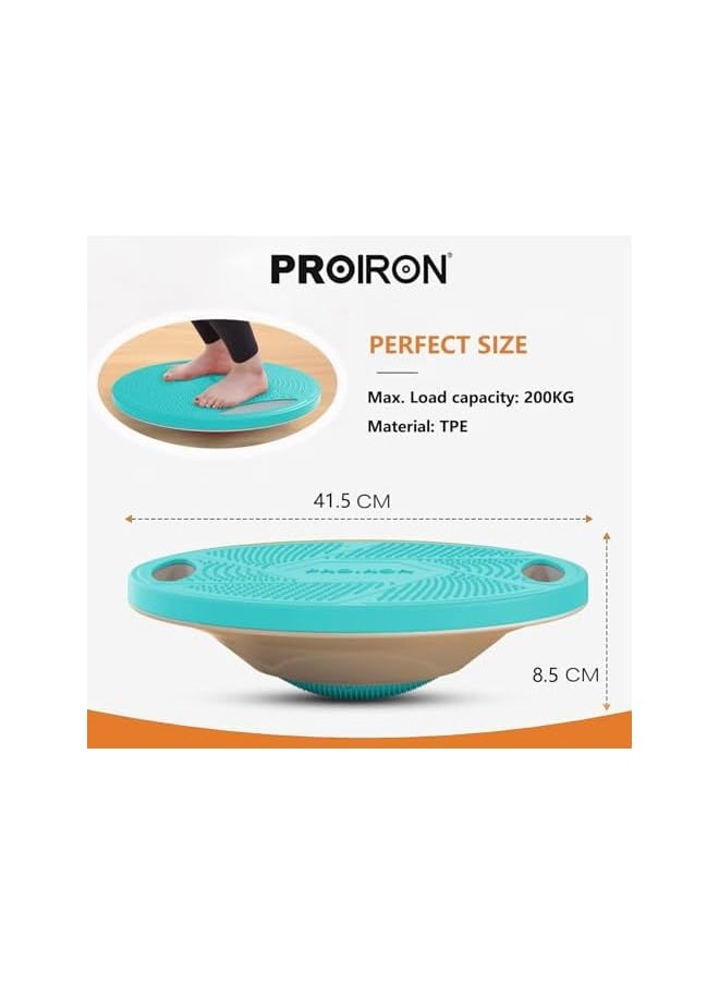 PROIRON - Balance Board,Round Balance Trainer Board Wobble Board Exercise Balance Stability Trainer Portable Core Training Board With 360 Rotation For Stability Training, Full Body Exercises - Image 1