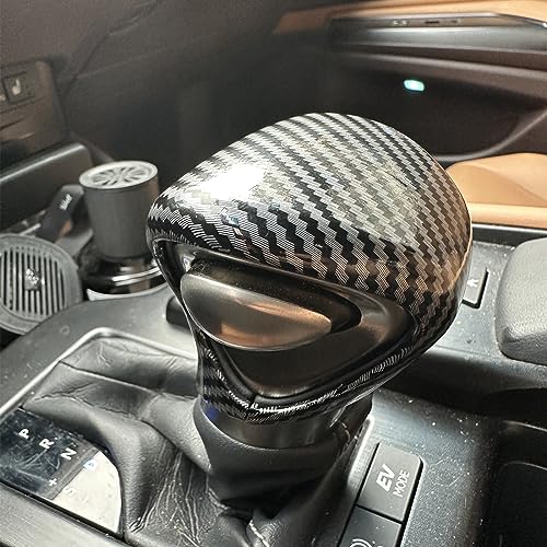 ZiWen New Interior Trim Center Gear Shift Knob Cover Accessories for Lexus ES UX 250 250h 300h 350 2019 2020 2021 2022 2023 2024 2025 F Sport (Carbon Fiber Print) - Image 1