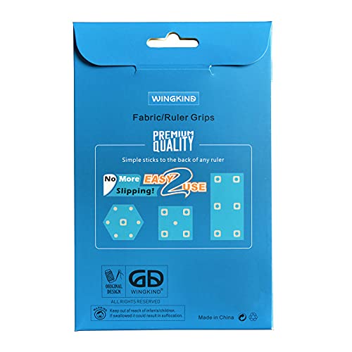 Wingkind Non-Slip Grips for Quilting Rulers, Quilting Templates-96 Pieces/Pkg - Image 3