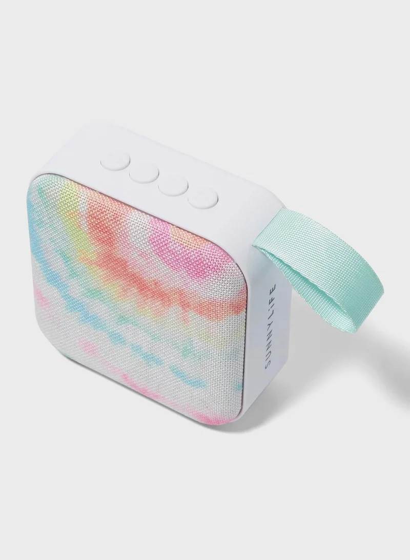 SUNNY LIFE Portable Travel Speaker Tie Dye Tie Dye