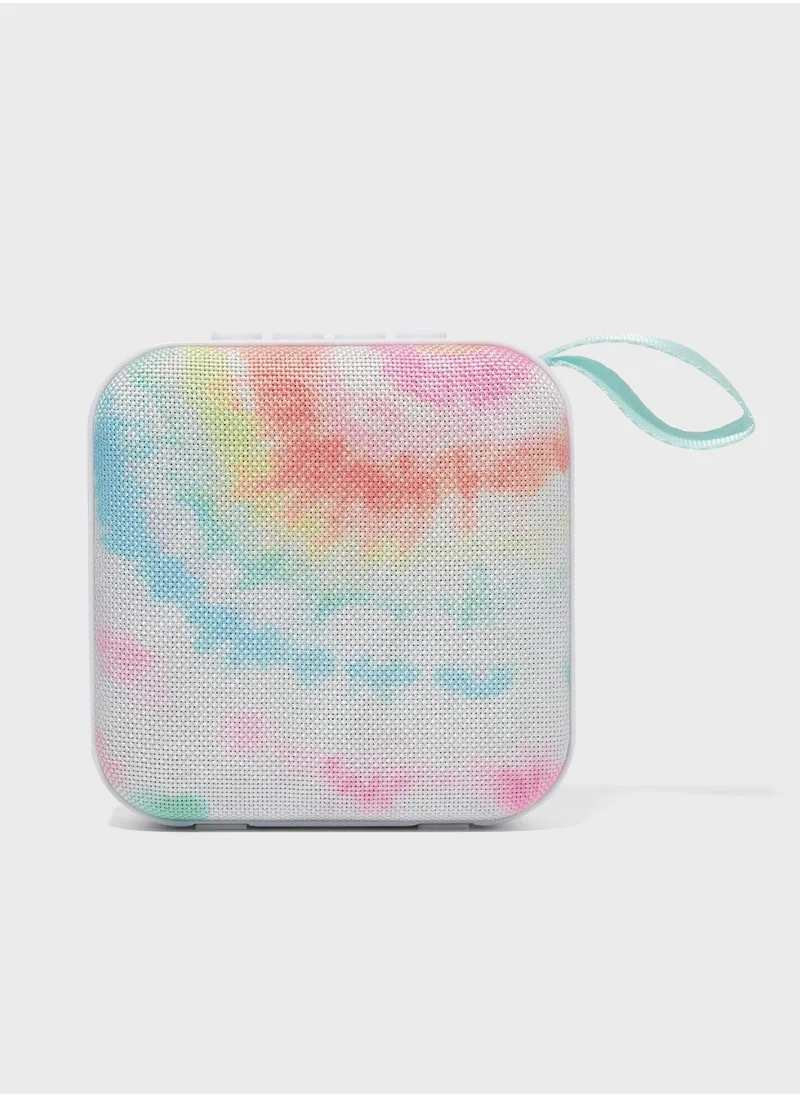 SUNNY LIFE Portable Travel Speaker Tie Dye Tie Dye