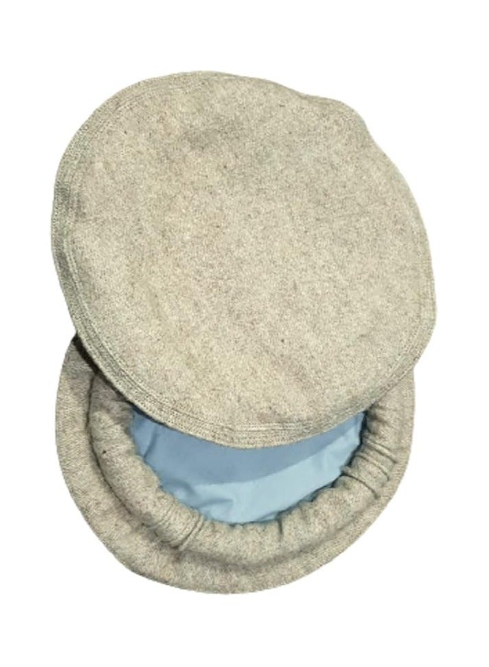 MIRFA Chitrali Pakol Handmade Cap - Grey  - Image 2