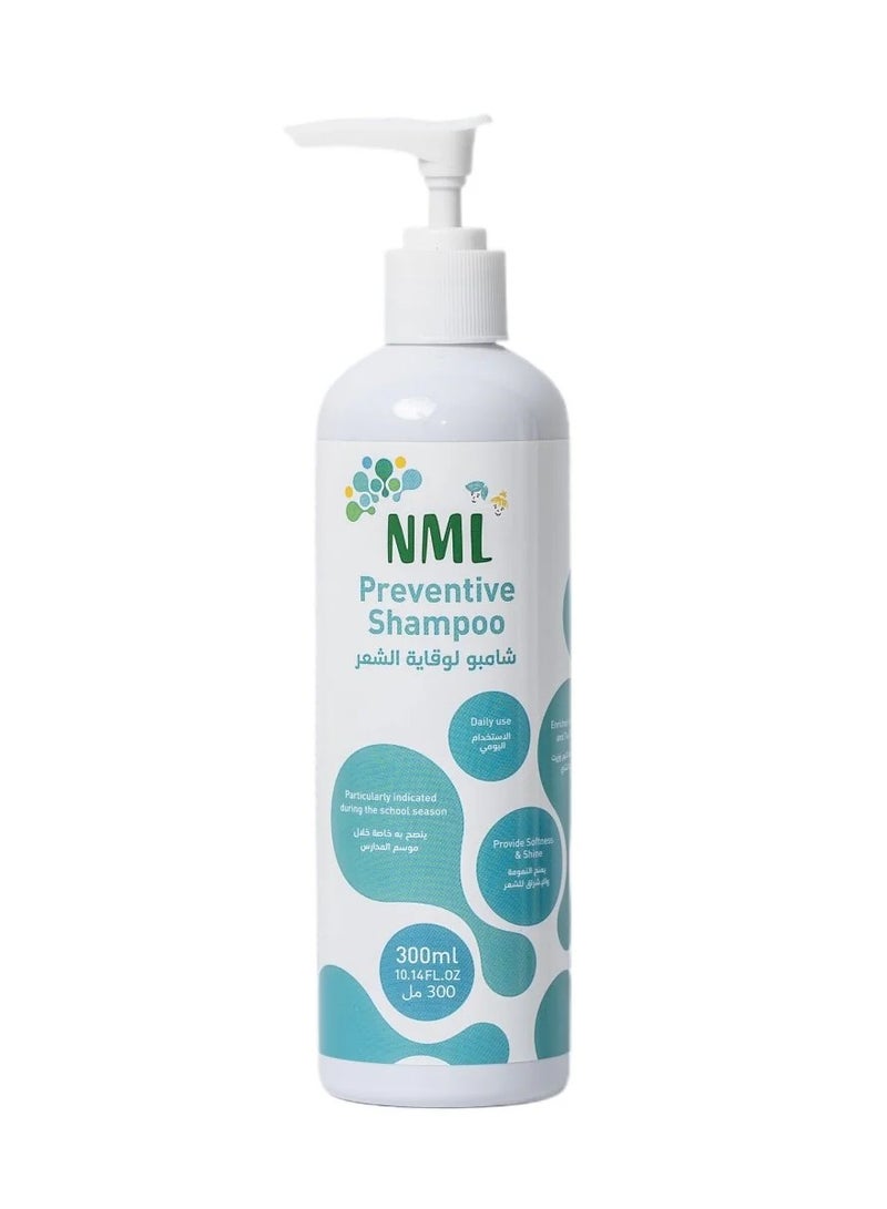 NML NML Gold Combo Lice Prevention Kit – Shampoo 300ml, Conditioner 300ml, Detangling Brush & Elastic Bands  - Image 2