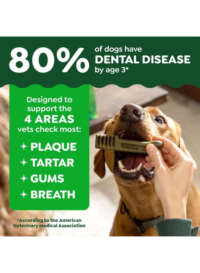 Greenies Veterinarian-Recommended Adult Natural Dental Dog Treats Regular Size, Original Flavor, 36 oz. Pack, 36 Count - Image 4