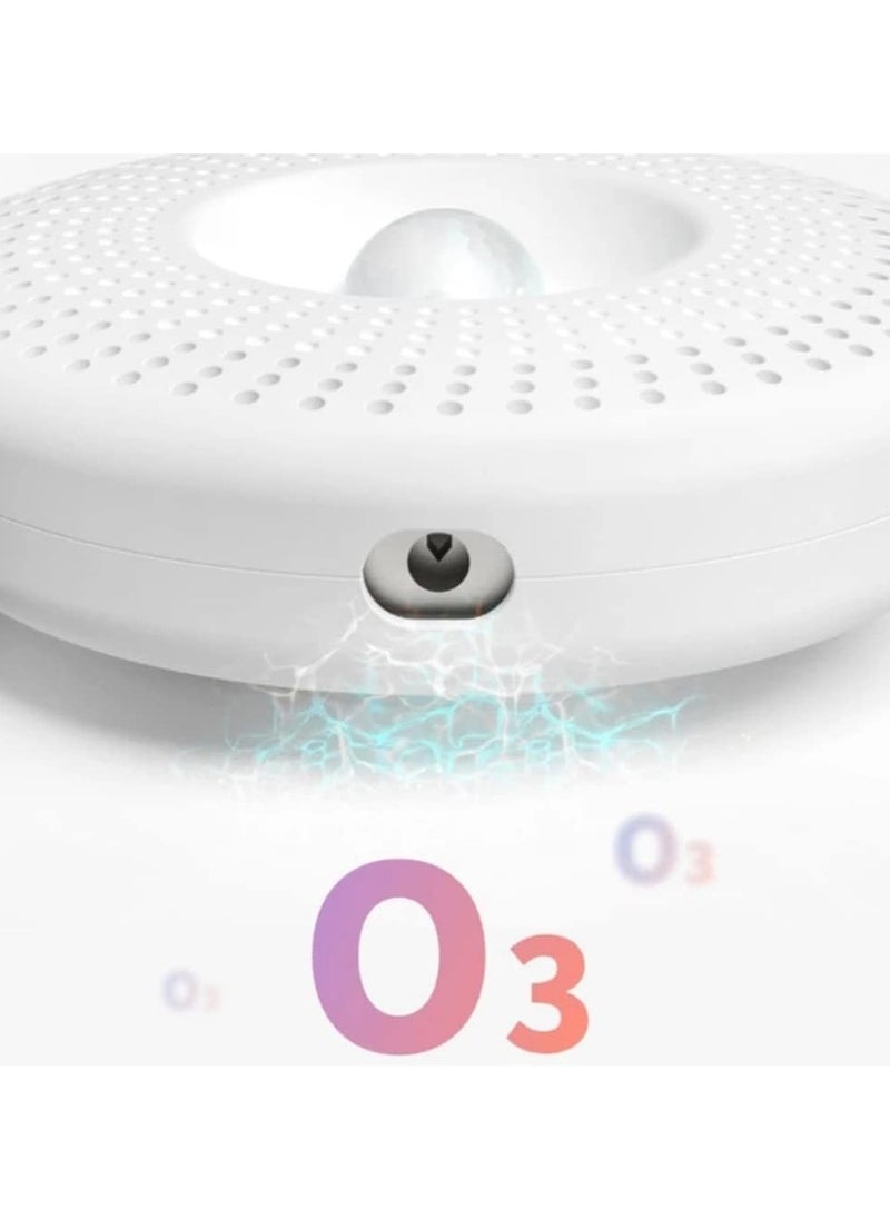 Generic Box Cat Litter Deodorize Pet Odor Removal Machine Cat Litter Odor Eliminator Pet Smell Eliminator Cat Deodorizer Cat Toilet Odor Eliminator Cat Litter Deodorizer White Household Trash Can Abs  - Image 4