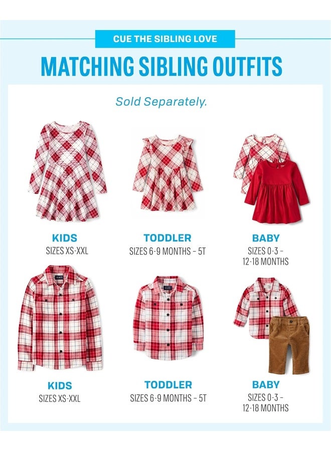 The Children's Place,and Toddler Long Sleeve Fashion Dress,3T - Image 5