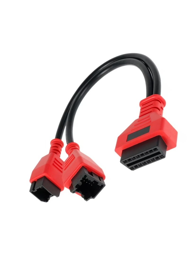 12+8 Pin OBD2 Diagnostic Cable Adapter - Vehicle Programming Connector For Maxisys Elite Tools
