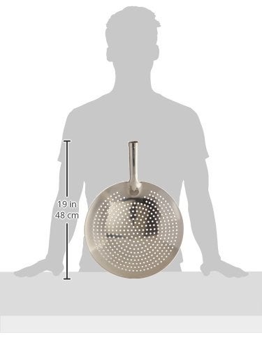 Winco SC-12 Round Stainless Steel Skimmer, 12-Inch - Image 3
