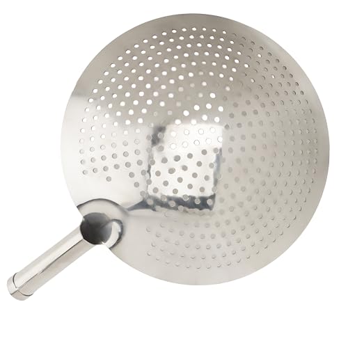 Winco SC-12 Round Stainless Steel Skimmer, 12-Inch - Image 4