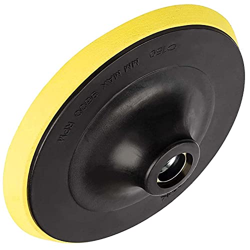 DIY Crafts 2 Pcs, 5inch Only Hook Loop Pad, Buff Backing Pad Only Hook Loop Pad For Your Kit Drill Attachment Universal Nut Sing Disc for Use On Wood,Metal Leather (2 Pcs, 5inch Only Hook Loop Pad) - Image 1
