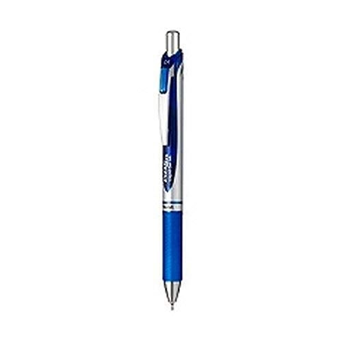 Pentel Gel ink Ballpoint Pen ENERGEL (Knock type) 0.4mm [Blue ink/Silver Shaft] x 5 pieces (Japan Import) - Image 4