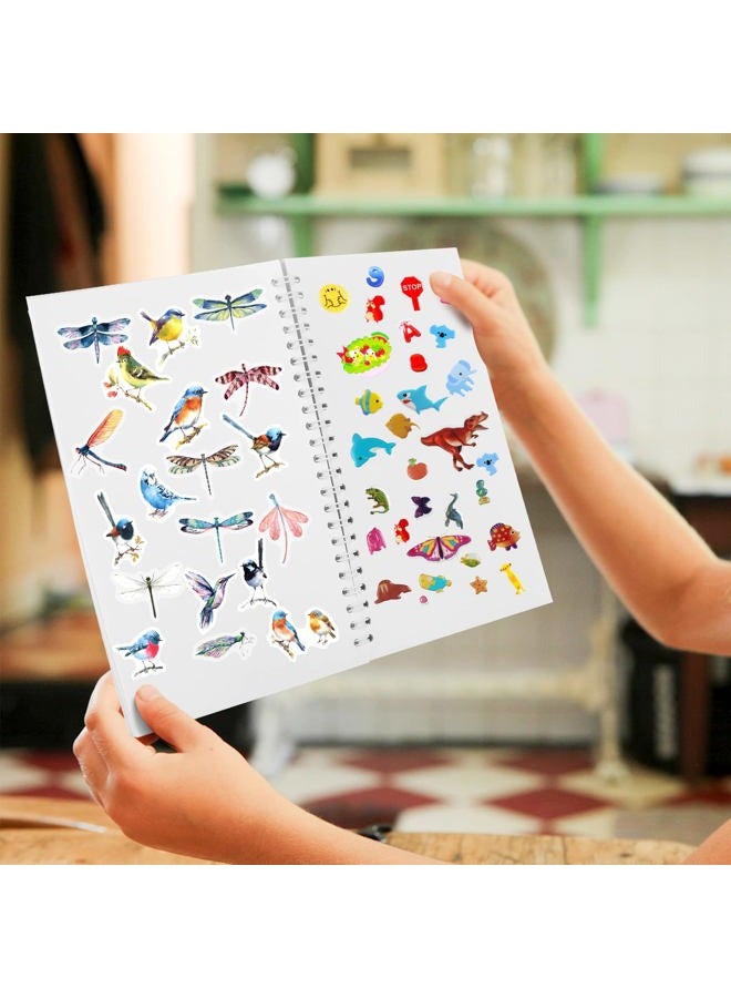 UFU 2 Pcs Sticker Book Collecting Album Reusable Sticker Organizer Storage Book for Stickers Collection A5 (64 Pages) - Image 5