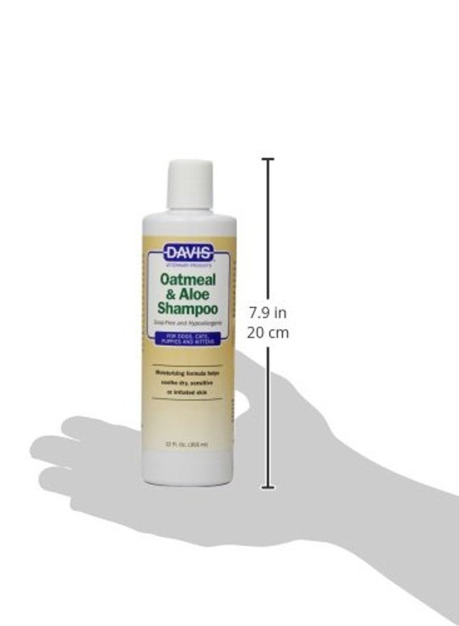 DAVIS Oatmeal & Aloe Shampoo 350ml - Image 2