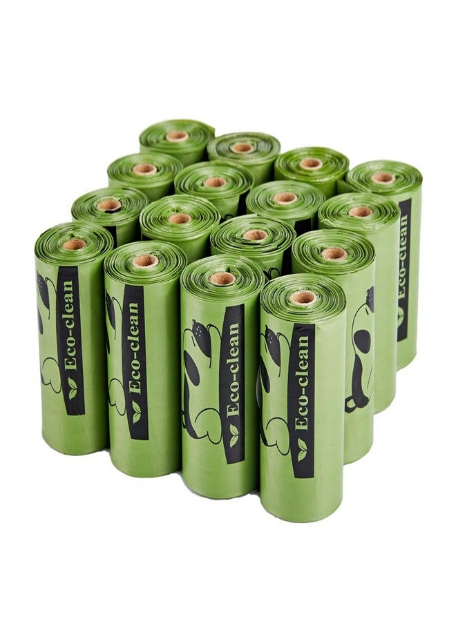 Eco Clean ECO-CLEAN Poop Bags Biodegradable, 16 Rolls/240 Bags, Dog Waste Bags, Unscented, Leak-Proof, Easy Tear- Off - Image 2