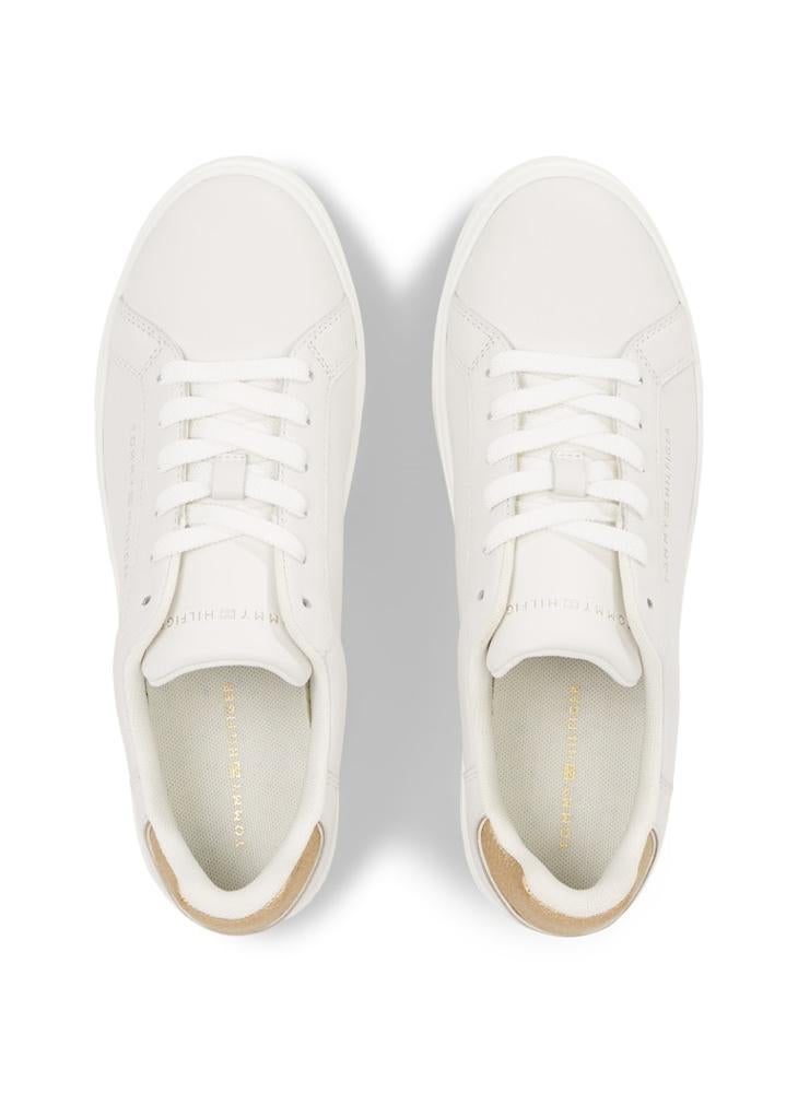 TOMMY HILFIGER - ESSENTIAL COURT SNEAKER METALLIC - Image 1